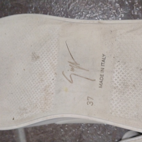 Giuseppe Zanotti patent leather and smooth leather white Sneakers size 37 - Picture 8 of 11